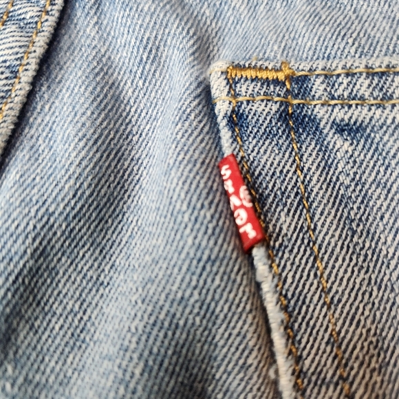 Levis Vintage 505 Men 36x29 100% Cotton Straight Fit Jeans Y2k 2005 Casual Denim - Picture 10 of 10